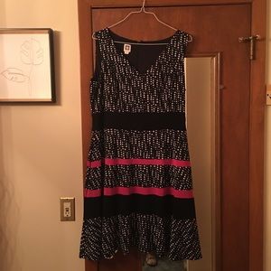 Fun Anne Klein A-Line Fit & Flair Dress